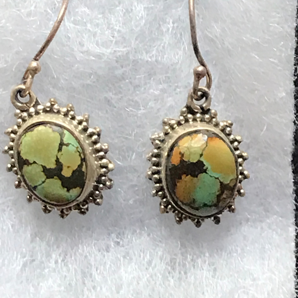 Turquoise earrings - Picture 3 of 4